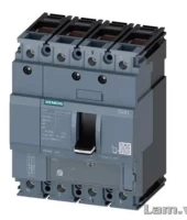 MCCB 3VA1010-3ED46-0AA0 100A Icu=25 kA @ 415 V 4-pole