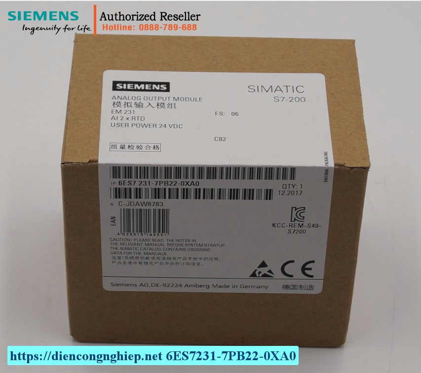 6ES7231 7PB22 0XA0