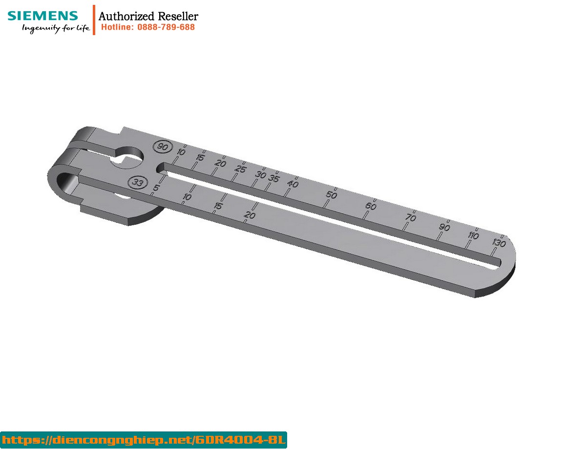 Cần gạt lắp ráp 6DR4004-8L SIPART PS2 - Thép không gỉ Niro, chính hãng Siemens