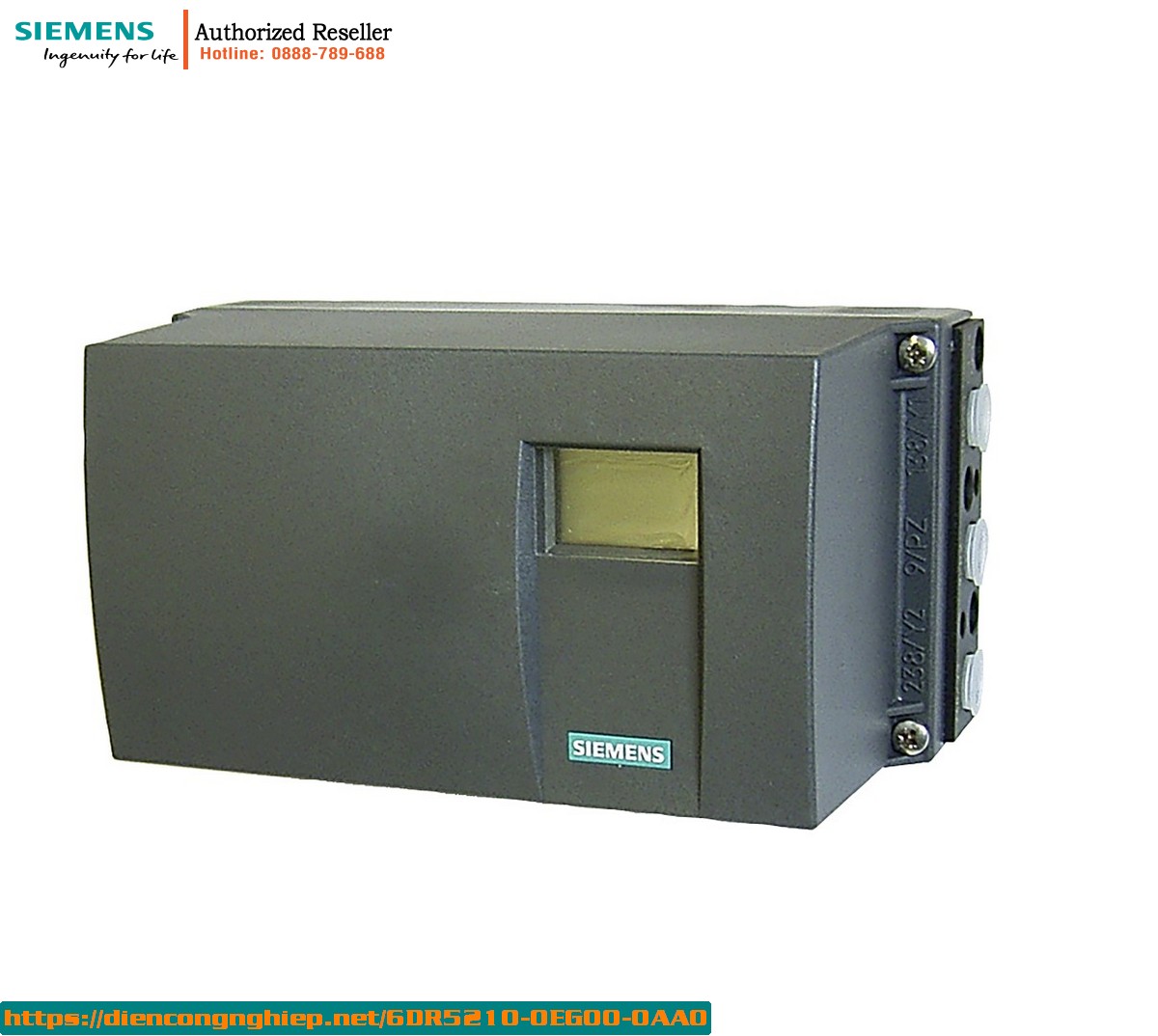 Bộ Định Vị Điện Khí Nén SIPART PS2 Smart 6DR5210-0EG00-0AA0 - HART, Ex i, Điều Khiển Van Chính Xác