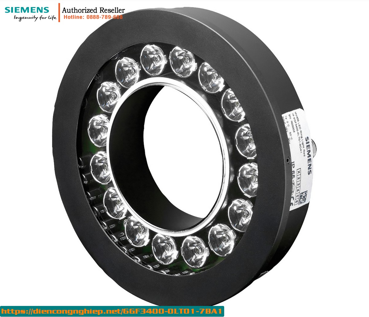 Đèn LED Hồng Ngoại 850nm 6GF3400-0LT01-7BA1 - Vòng Chiếu Sáng IP67 Cho SIMATIC MV420/MV440