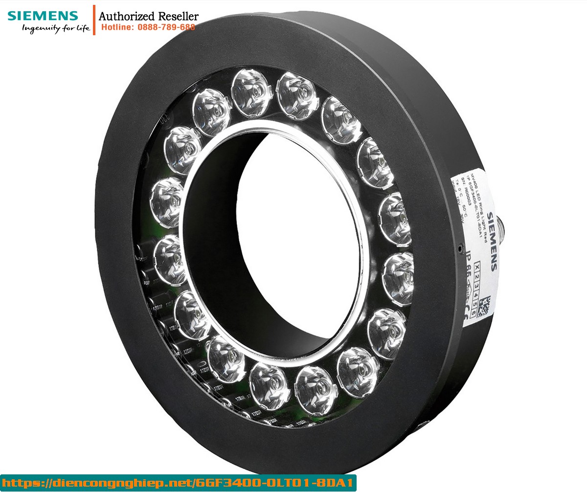 Đèn Vòng LED Đỏ 625nm 6GF3400-0LT01-8DA1 IP67 Cho SIMATIC MV420/MV440