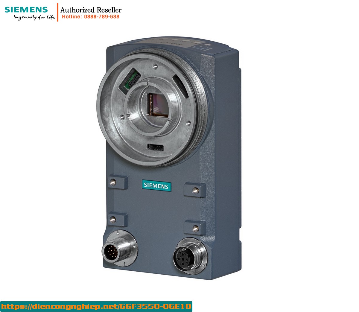 Máy Đọc Mã Quang Học SIMATIC MV550 H 6GF3550-0GE10 - Đọc 1D/2D, Độ Phân Giải Cao 1280x1024, Hỗ Trợ PoE & GigE, IP67