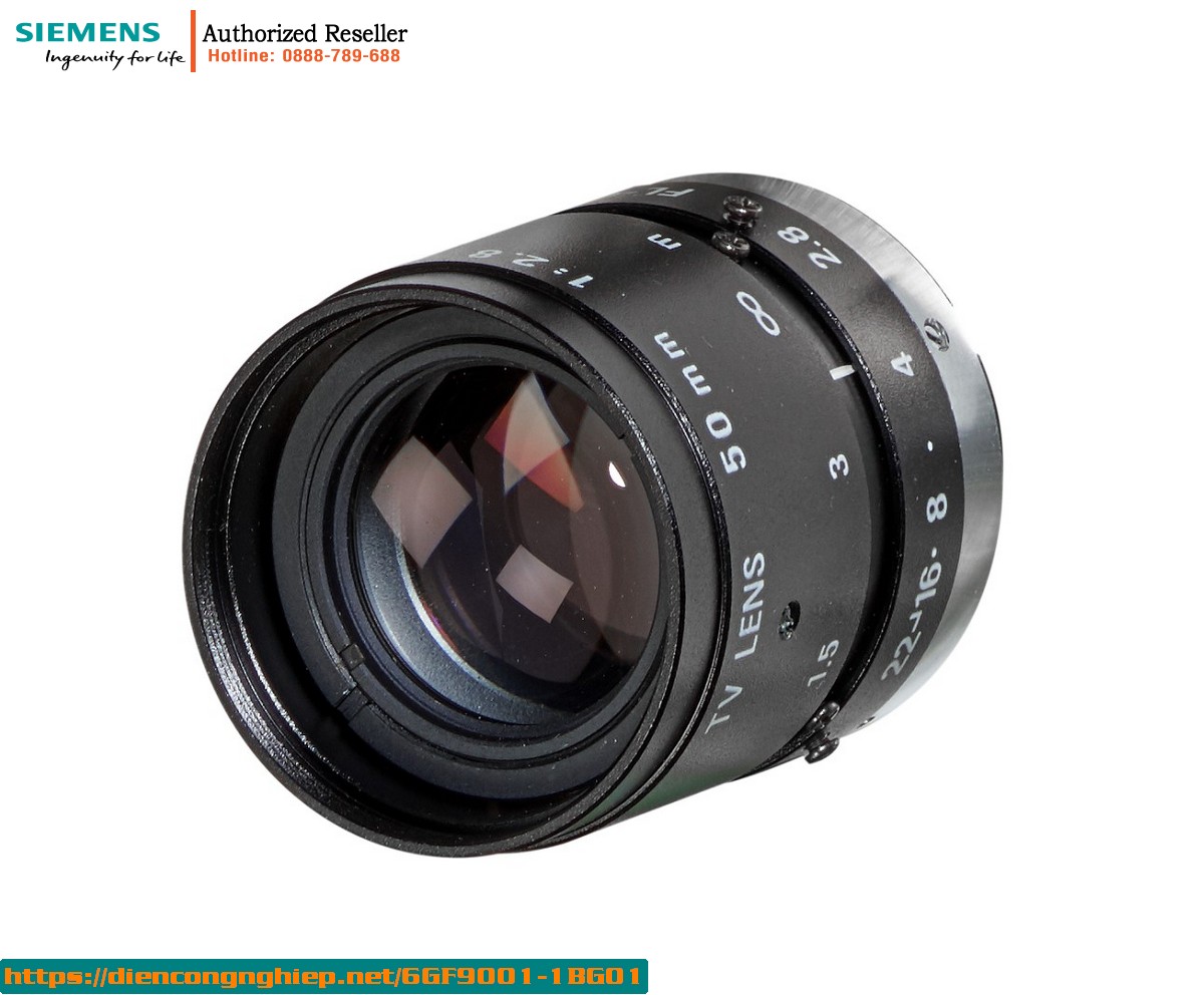 Ống Kính Mini 25mm F1.4 6GF9001-1BG01 - Điều Chỉnh Khẩu Độ & Tiêu Cự, D=29.5mm