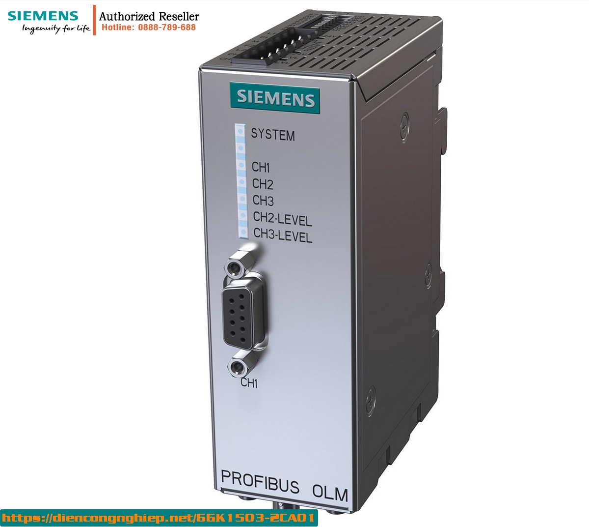 Module Quang Kết Nối PROFIBUS 6GK1503-2CA01 | Cổng RS485 & Quang | Cổng Báo Hiệu & Kiểm Tra