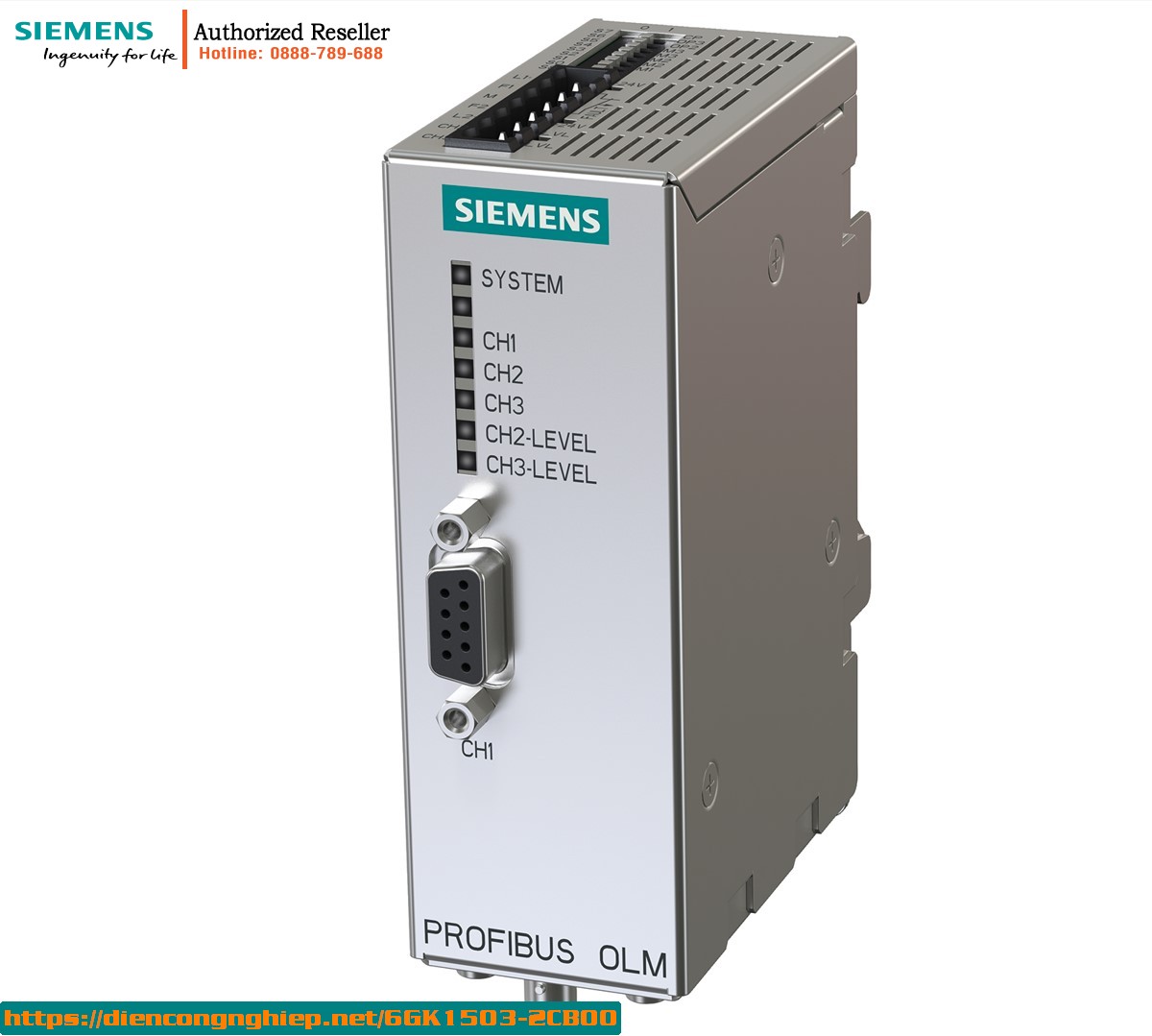 Module Truyền Thông Quang PROFIBUS OLM/G11 V4.0 6GK1503-2CB00 - Cổng RS485 & Cáp Quang, Có Tiếp Điểm Báo Hiệu