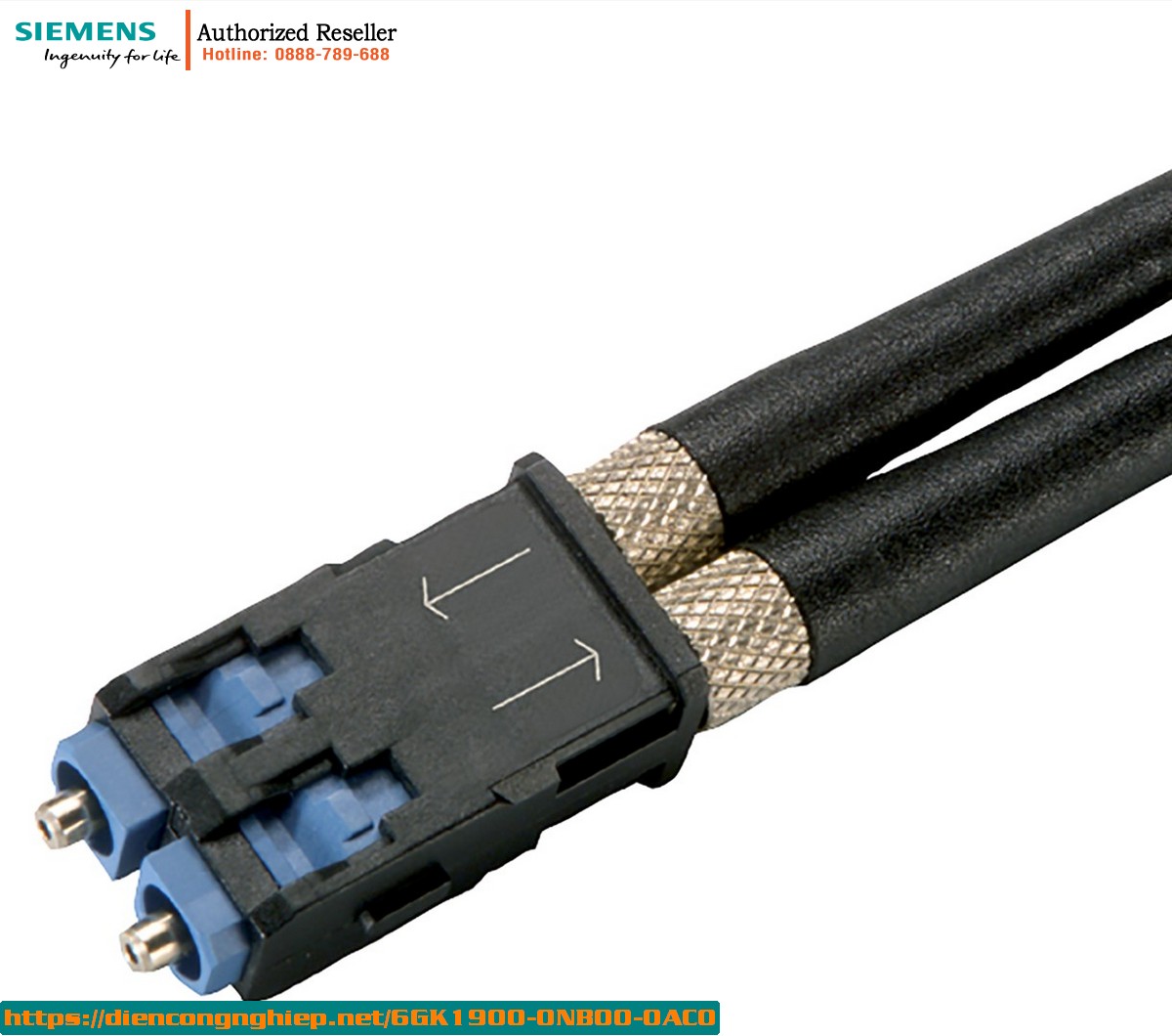Đầu Nối Quang 6GK1900-0NB00-0AC0 - Cắm RJ45 PCF, Bộ 10 Duplex Cho Cáp Quang, Lắp Ráp Hiện Trường