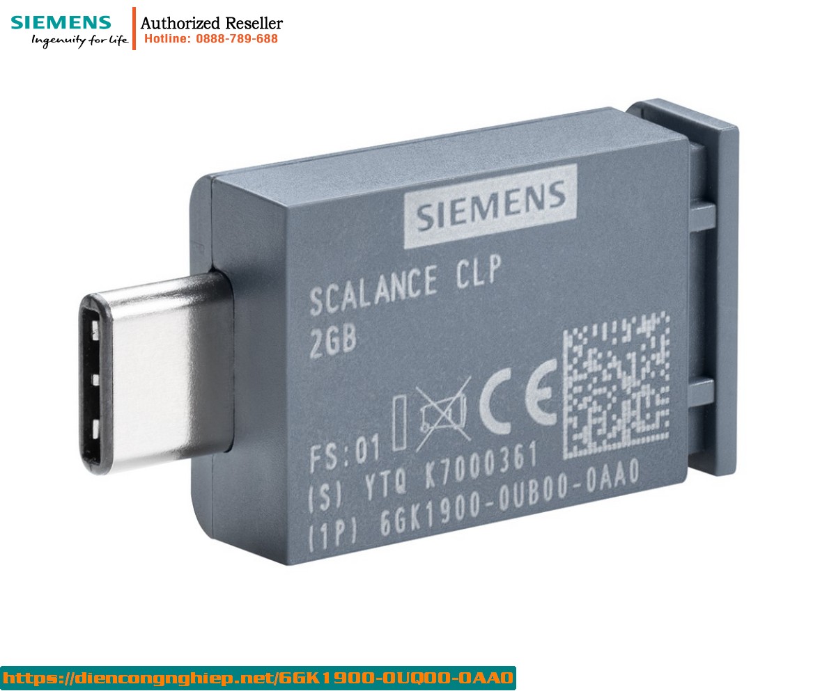 6GK1900-0UQ00-0AA0 - Bộ Nhớ SCALANCE CLP 2GB Thay Thế Nhanh, Lưu Cấu Hình Thiết Bị Mạng