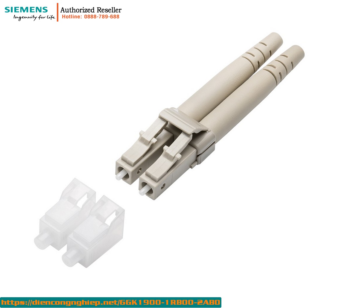 Đầu Nối LC 6GK1900-1RB00-2AB0 - Cáp FC FOC 62.5/200/230 - Hộp 10 Cái Chính Hãng Siemens