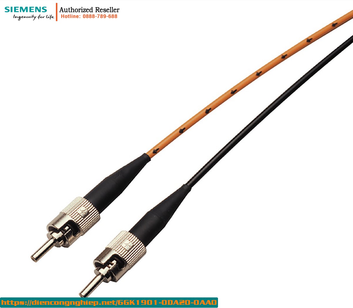 Bộ Kết Nối Quang MM FO BFOC 6GK1901-0DA20-0AA0 - 20 Đầu Cáp FO Chuẩn, Chịu Kéo, Chống Cháy FRNC, Dùng Trong Nhà