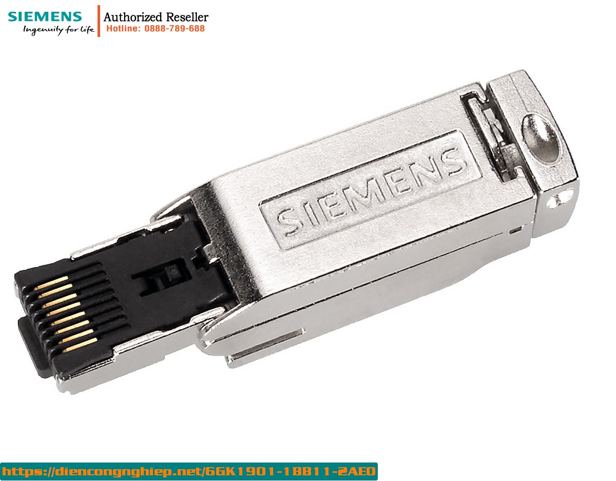 Đầu Nối RJ45 Công Nghiệp 6GK1901-1BB11-2AE0 - Cổng Ethernet FastConnect Gigabit, Chống Nhiễu, Bộ 50 Cái