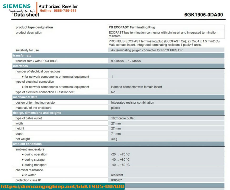 6GK1905 0DA00