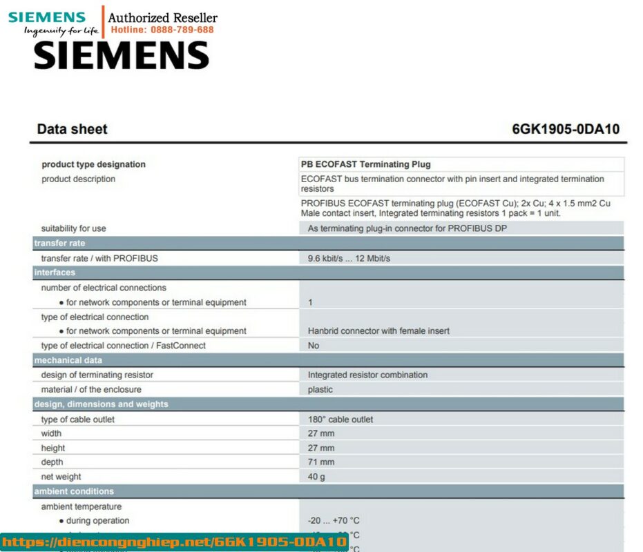 6GK1905 0DA10