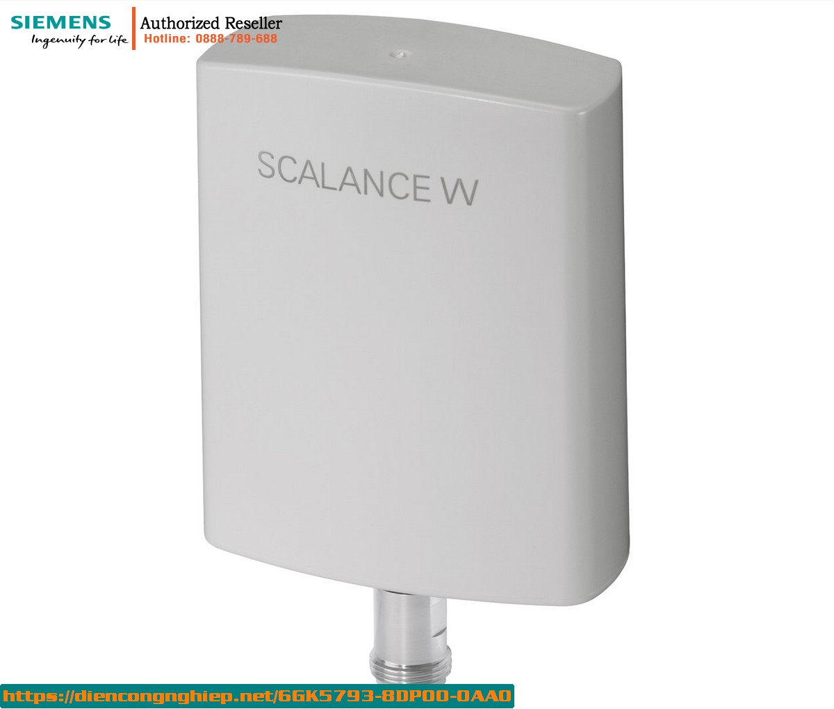 Anten IWLAN Định Hướng Mạnh ANT793-8DP (6GK5793-8DP00-0AA0) - Dải Tần 4.9-5.35 GHz, IP66/67, Lắp Tường/Cột