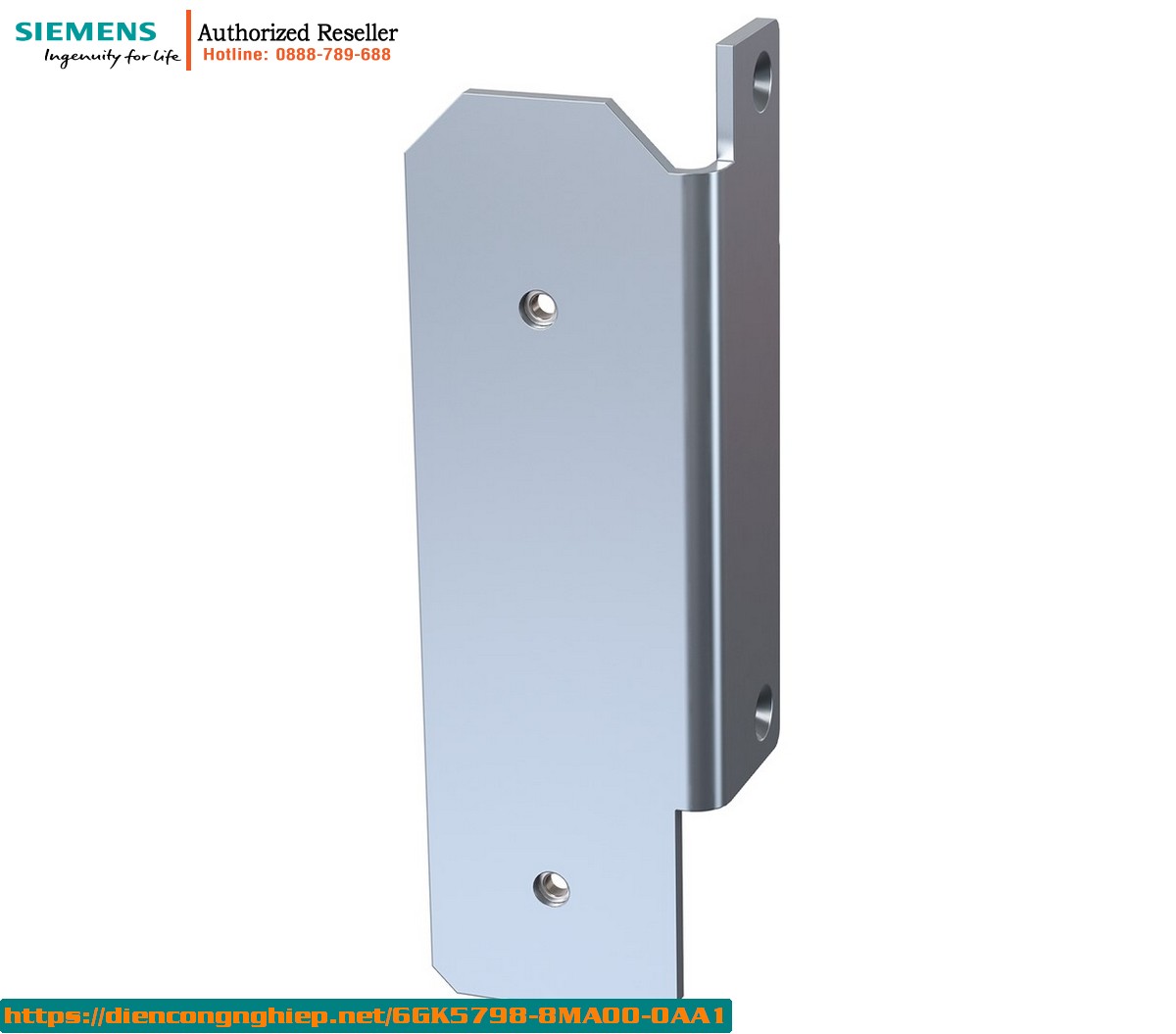 Adapter góc 90° 6GK5798-8MA00-0AA1 lắp ray DIN dành cho SCALANCE W778/W778EEC/W738