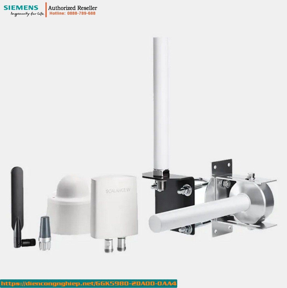 6GK5980-2DA00-0AA4 - Bộ Vỏ Bảo Vệ SCALANCE X/XR/S - Phụ Kiện Chống Bụi, 4 Chiếc - Linh Kiện Thay Thế Chính Hãng