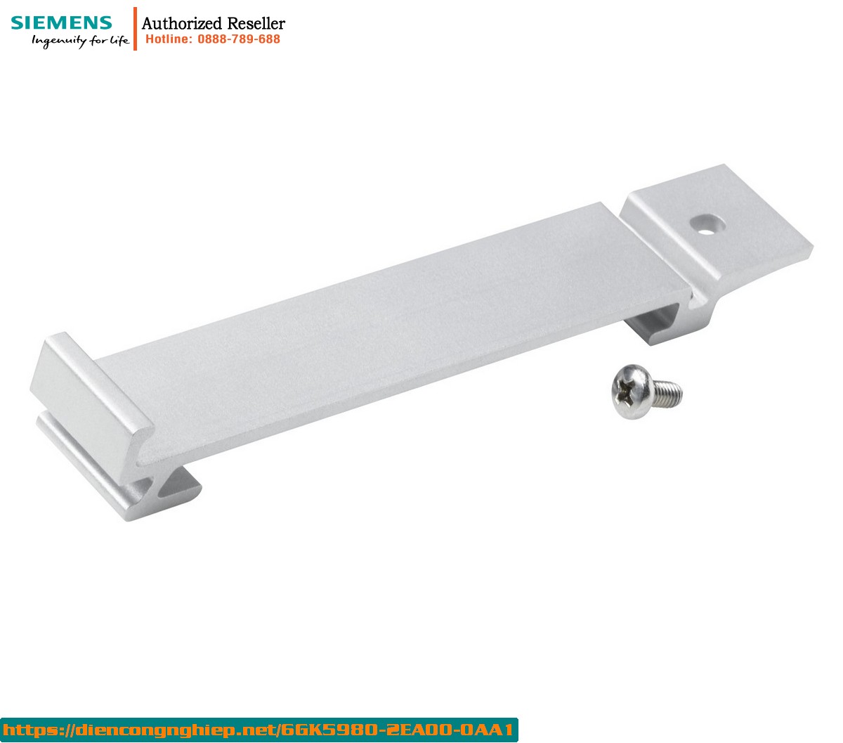 Giá Treo 6GK5980-2EA00-0AA1 - Bộ Lắp Đặt cho Thiết Bị X-100/X-200/X-300 Trên Ray S7-1500 (1 Gói = 2 Cái)