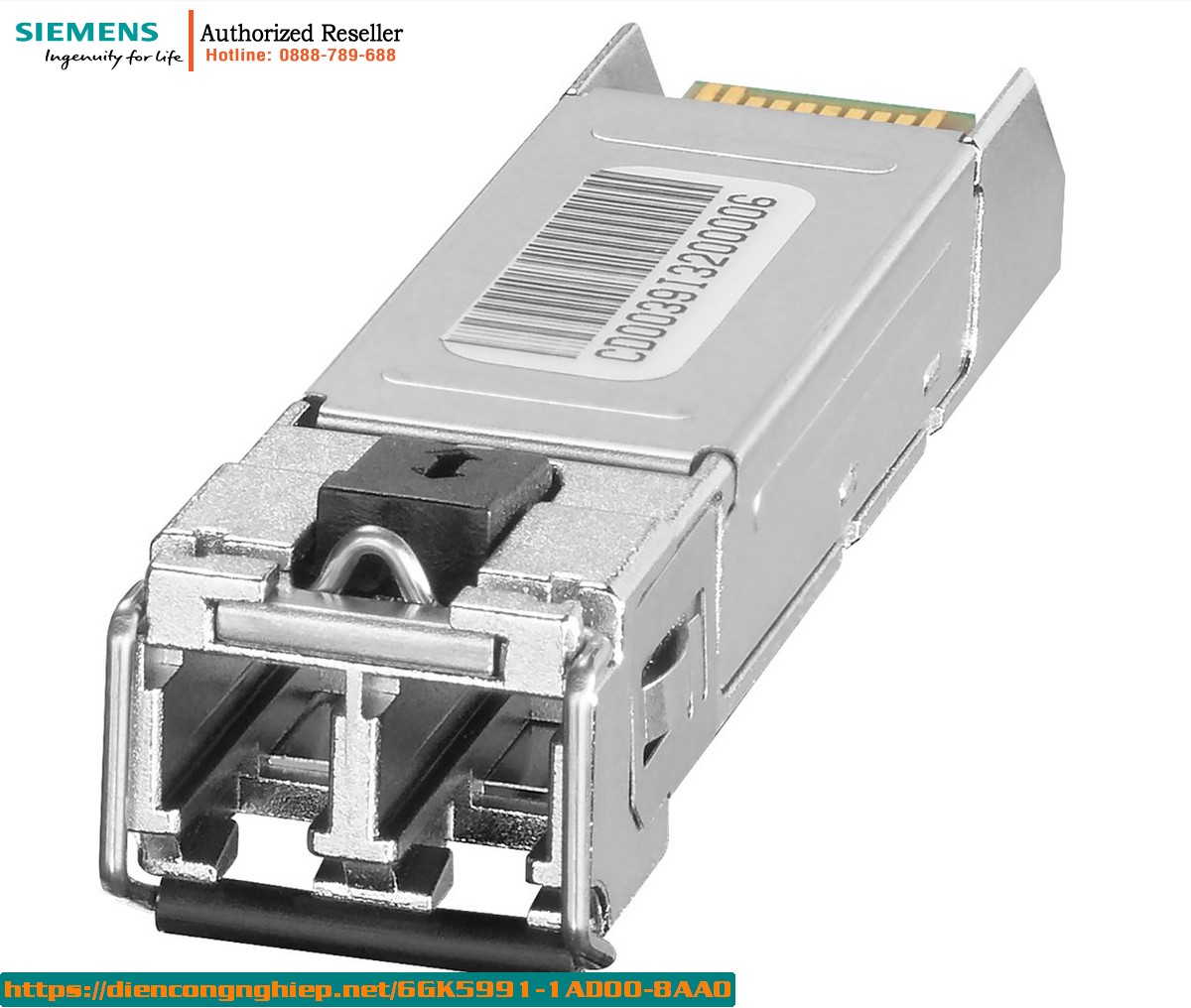 6GK5991-1AD00-8AA0 - Transceiver SCALANCE X SFP991-1 | Cổng LC Quang 100Mbps Multimode, Phạm vi 5km