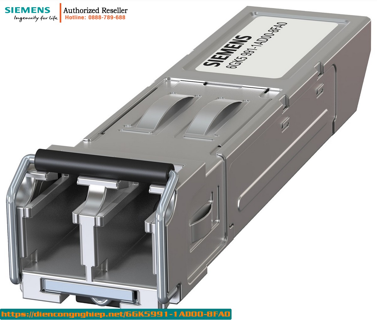 Transceiver Quang SFP 6GK5991-1AD00-8FA0 - SCALANCE X | 100Mbps, LC Multimode, 5km