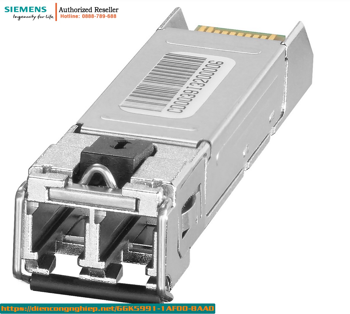 Module quang SFP SCALANCE X 6GK5991-1AF00-8AA0 - 100Mbps, cổng LC, Single-mode, 26km