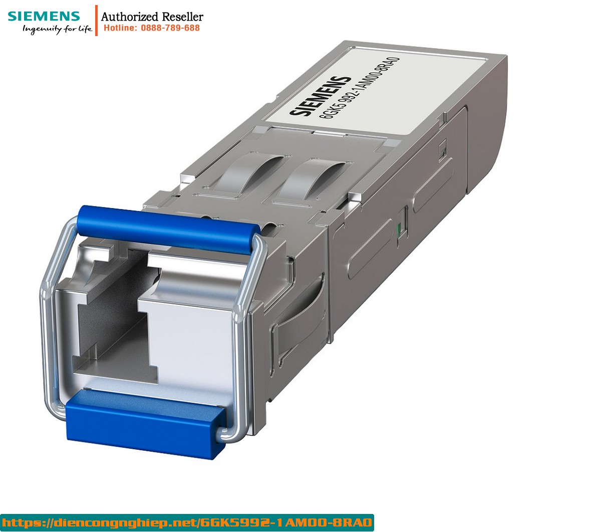 Module SFP Quang Siemens SCALANCE X - Single-mode BiDi 10km - 1000Mbps - 6GK5992-1AM00-8RA0