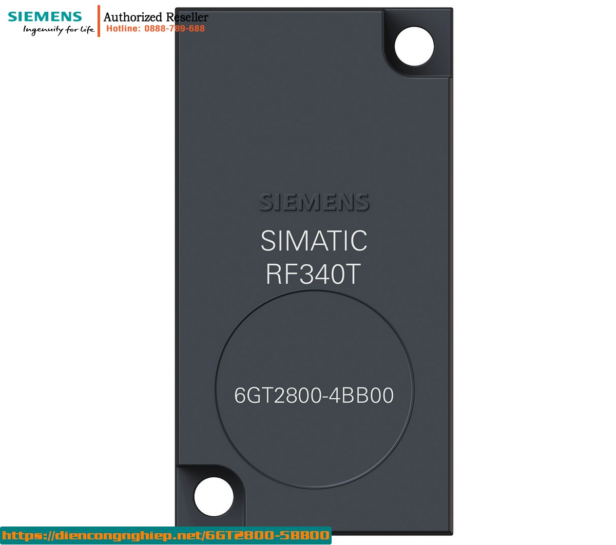 Bộ Phát Đáp SIMATIC RF300 RF340T 32KB FRAM IP67/X9K 6GT2800-5BB00 - Đặt Hàng Tối Thiểu 5 Cái