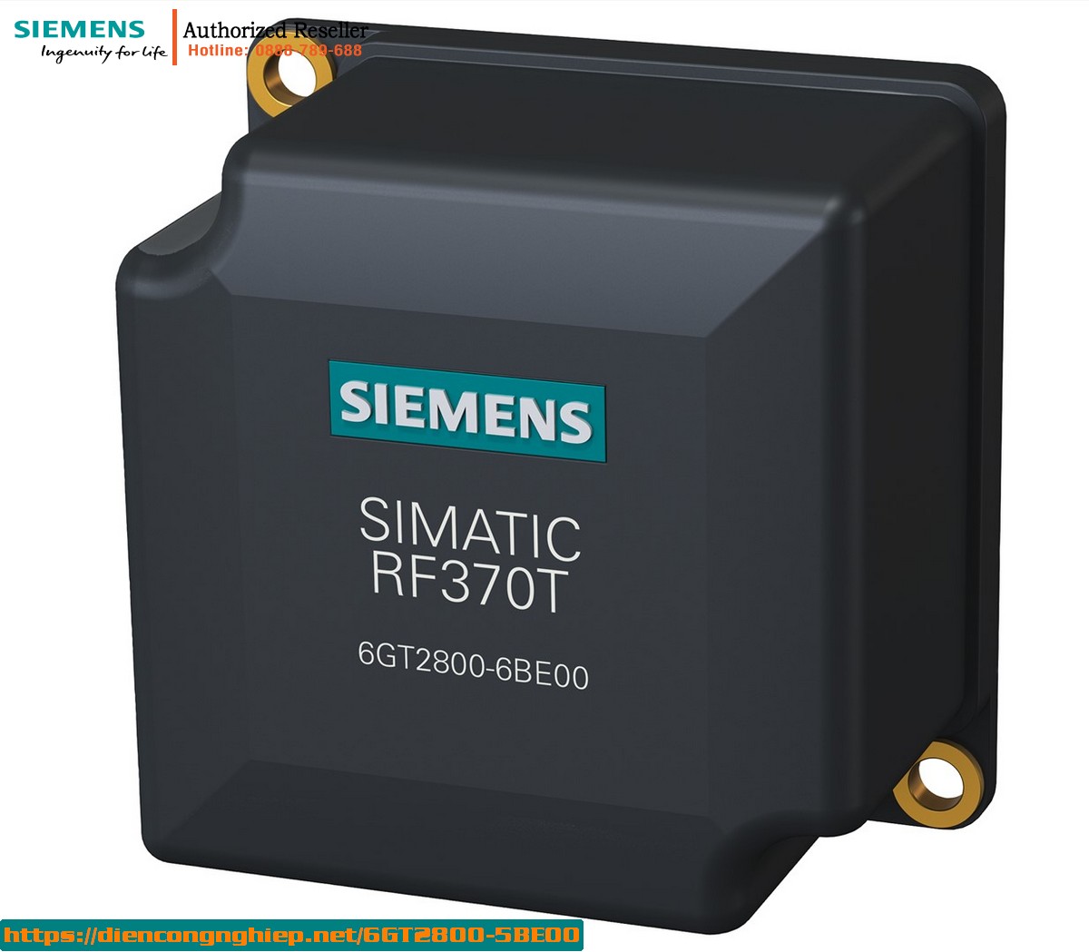 Đầu đọc RFID SIMATIC RF300 6GT2800-5BE00 - Transponder RF370T 32KB FRAM, IP68, -25°C đến +85°C