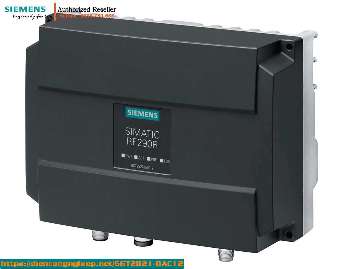 Đầu đọc SIMATIC RF200 RF290R 6GT2821-0AC12 - Giao tiếp RS232/422 - Tương thích đa dạng anten ANT D2/D5/D6/D10