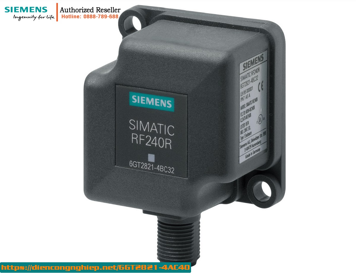 Đầu đọc RFID SIMATIC RF200 RF240R RS-232 IP67 - 6GT2821-4AC40