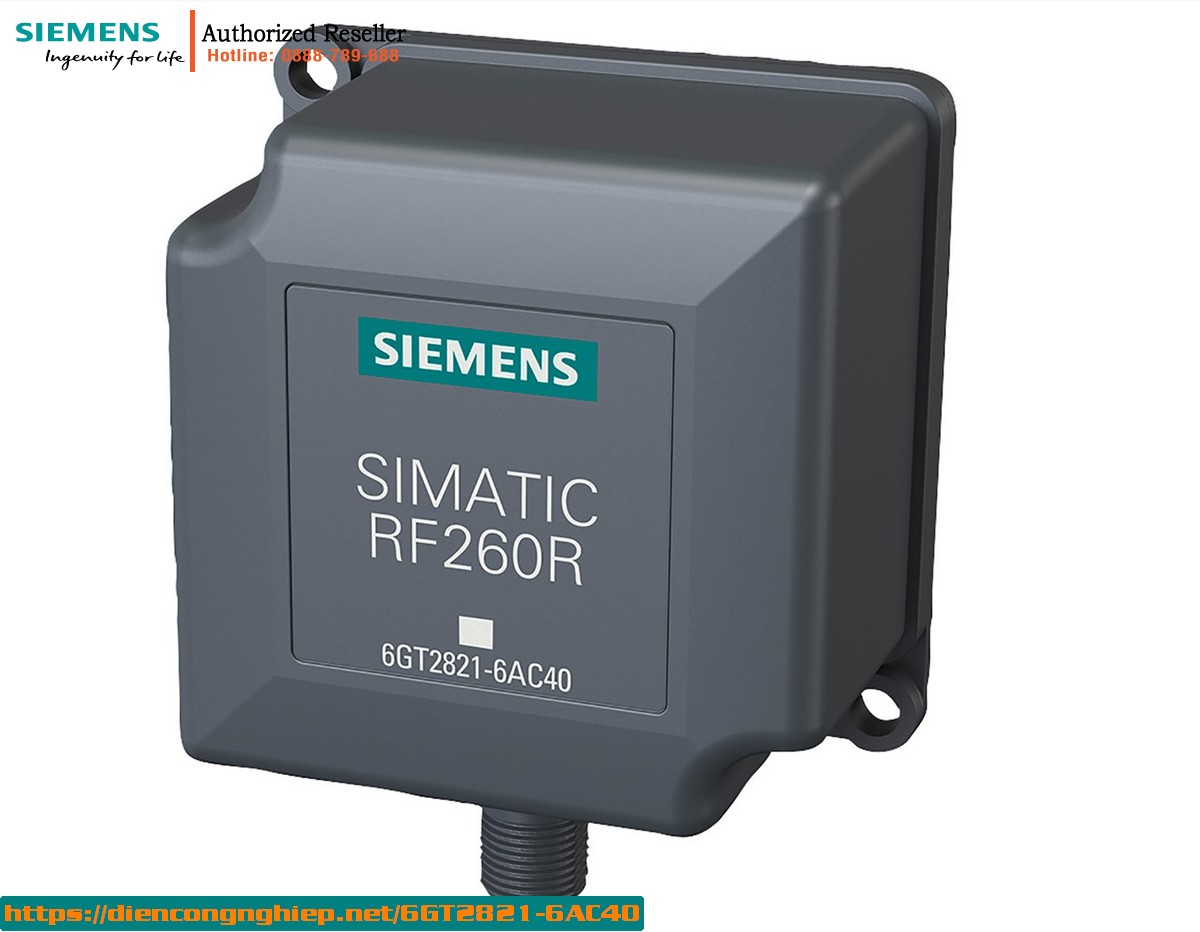 Đầu Đọc RFID Công Nghiệp SIMATIC RF260R 6GT2821-6AC40 - Giao Tiếp RS-232, Chuẩn Chống Nước IP67