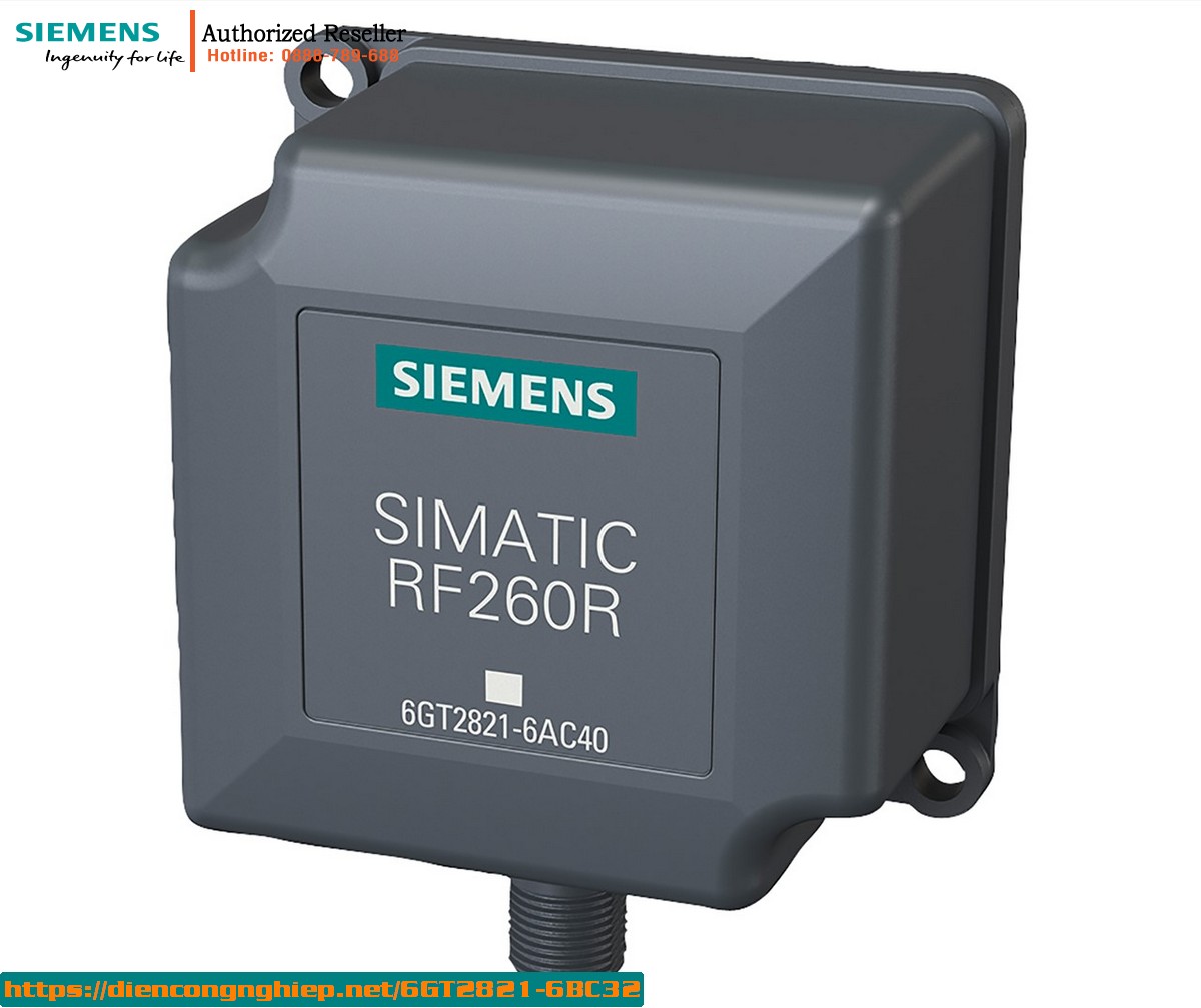 Đầu Đọc RFID SIMATIC RF260R 6GT2821-6BC32 - Giao Tiếp IO-Link, IP67, Anten Tích Hợp, 32 Byte, 230Kbit/s