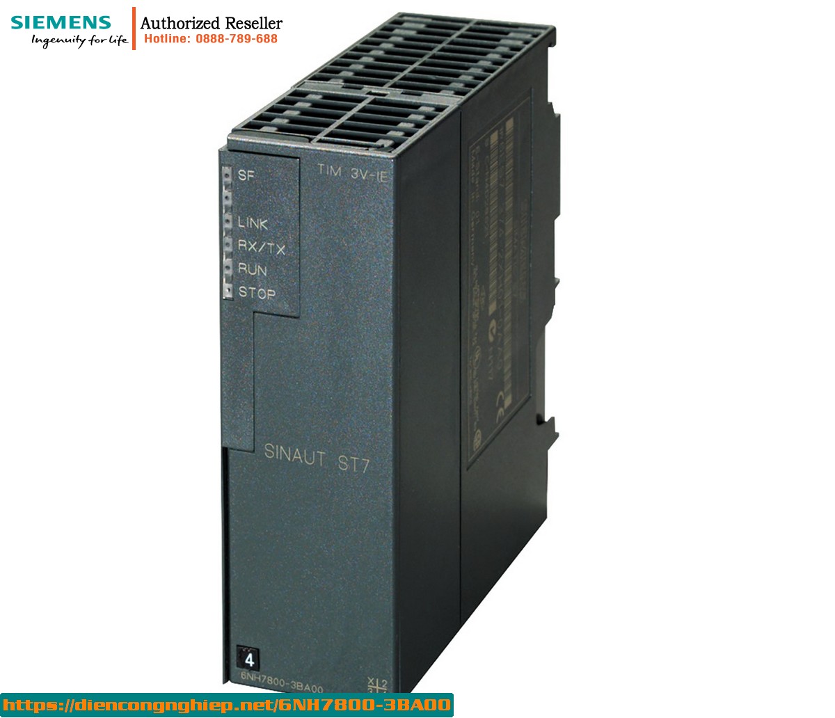 Module Truyền Thông TIM 3V-IE 6NH7800-3BA00 cho SIMATIC S7-300 – Cổng RS232 & RJ45 – Hỗ Trợ SINAUT ST7 Qua Mạng WAN/LAN