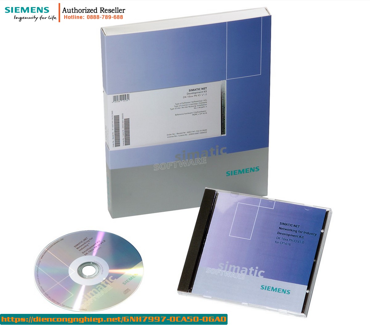Nâng cấp phần mềm SINAUT ST7 chính hãng Siemens 6NH7997-0CA50-0GA0 - Tương thích Step 7 V5.4 SP4, cho người dùng hiện có