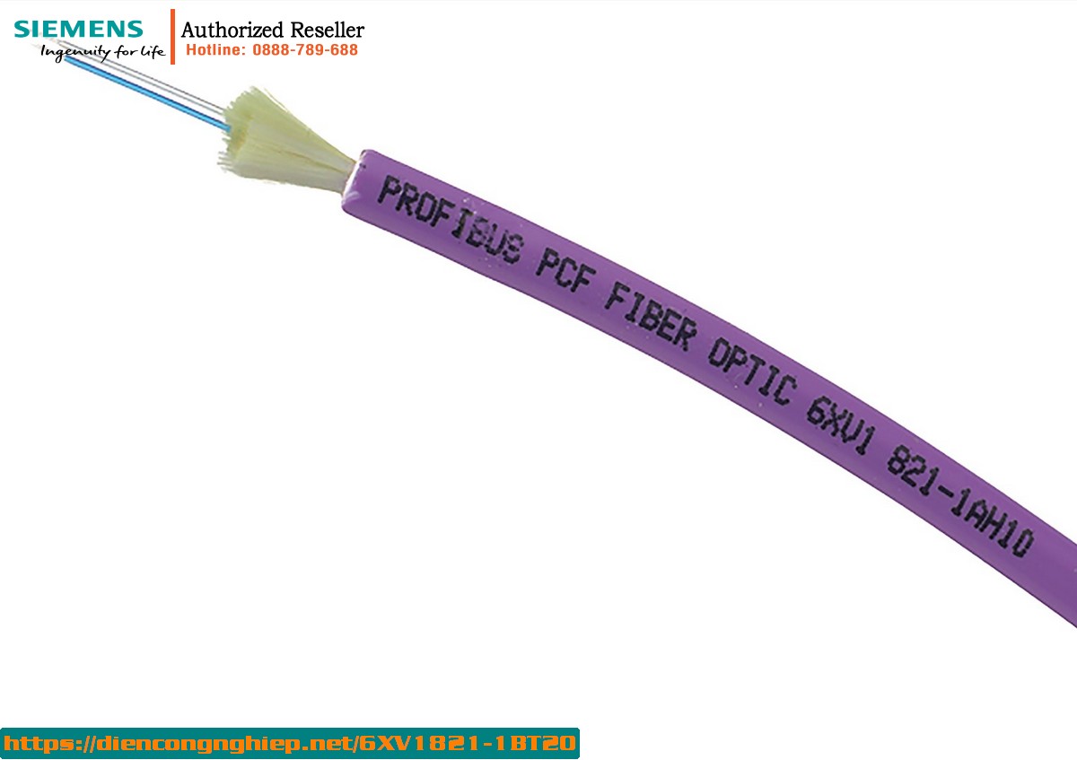 Cáp Quang PROFIBUS PCF 6XV1821-1BT20 - 4 Connector BFOC - Chiều Dài 200m - Chính Hãng