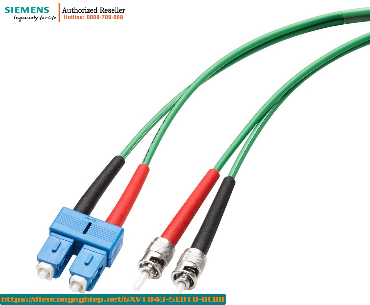 Cáp Quang 6XV1843-5EH10-0CB0 SC/BFOC 50/125 - 1.0m Lắp Ráp Sẵn Đầu Nối