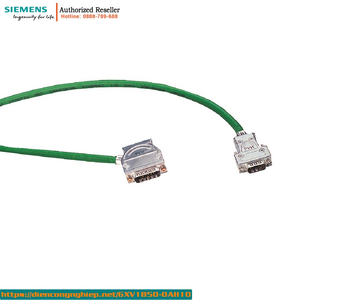 Cáp Mạng Công Nghiệp Ethernet 6XV1850-0AH10 - Cáp ITP 2x2 Lõi Lắp Đặt Connector Tại Chỗ, Bán Theo Mét