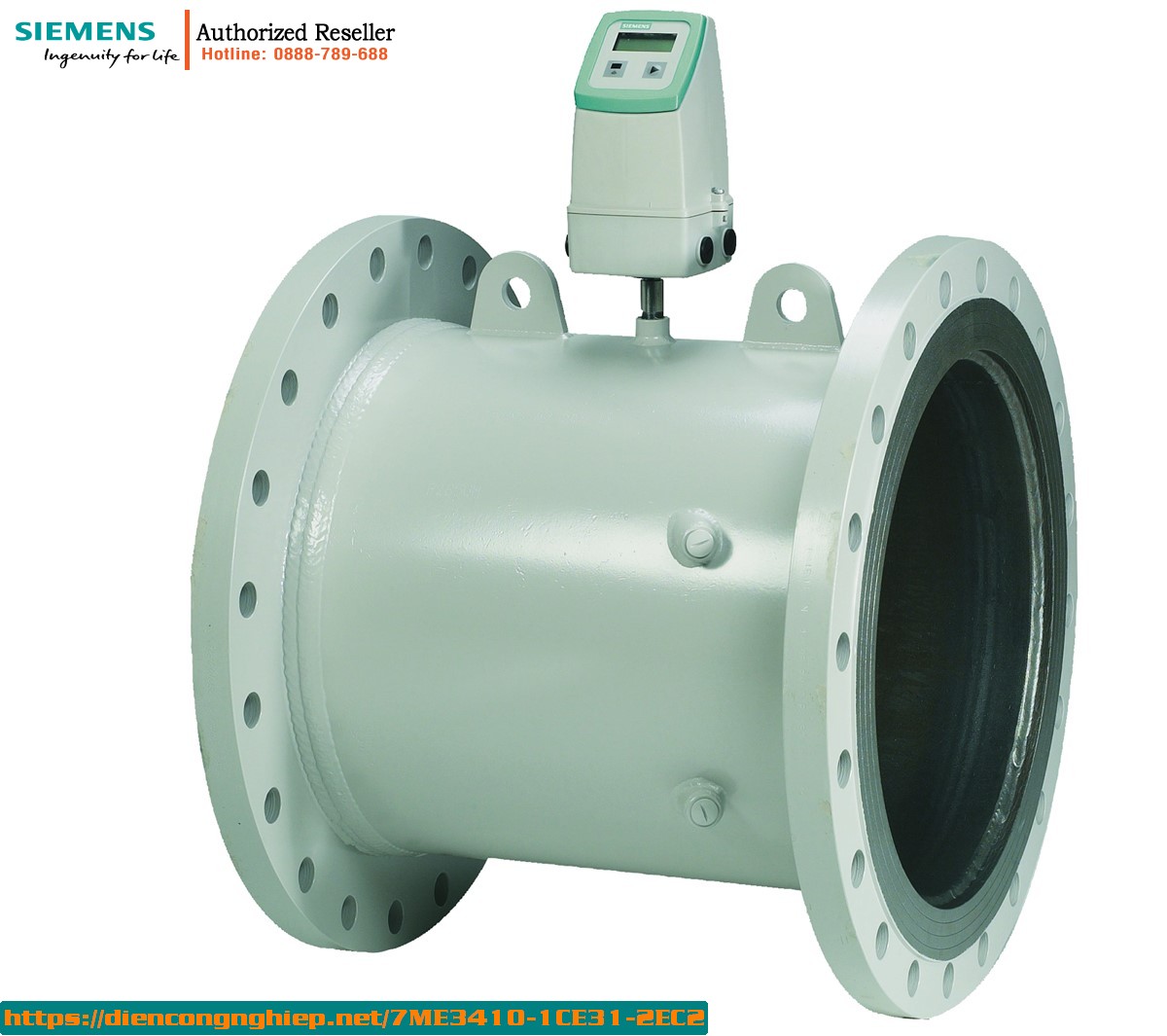 Đồng hồ đo lưu lượng siêu âm Siemens 7ME3410-1CE31-2EC2 - Đo năng lượng nhiệt, chuyển giao thương mại