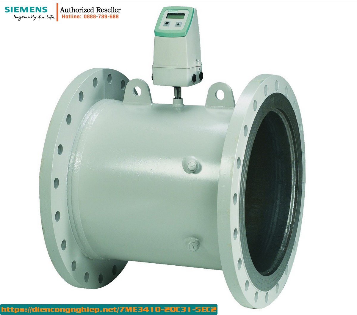 Đồng hồ đo lưu lượng siêu âm Siemens SITRANS FUE380 - 7ME3410-2QC31-5EC2 - Công nghệ Đức, chứng nhận EN1434, đo năng lượng nhiệt & chuyển giao thể tích