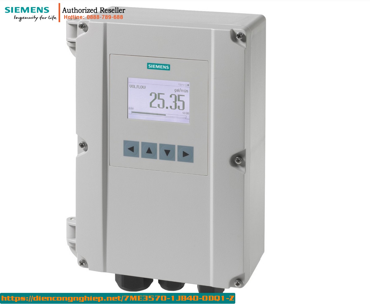 Đồng hồ đo lưu lượng siêu âm SITRANS FS220 7ME3570-1JB40-0DQ1-Z - Giám sát rò rỉ mạng lưới cấp nước