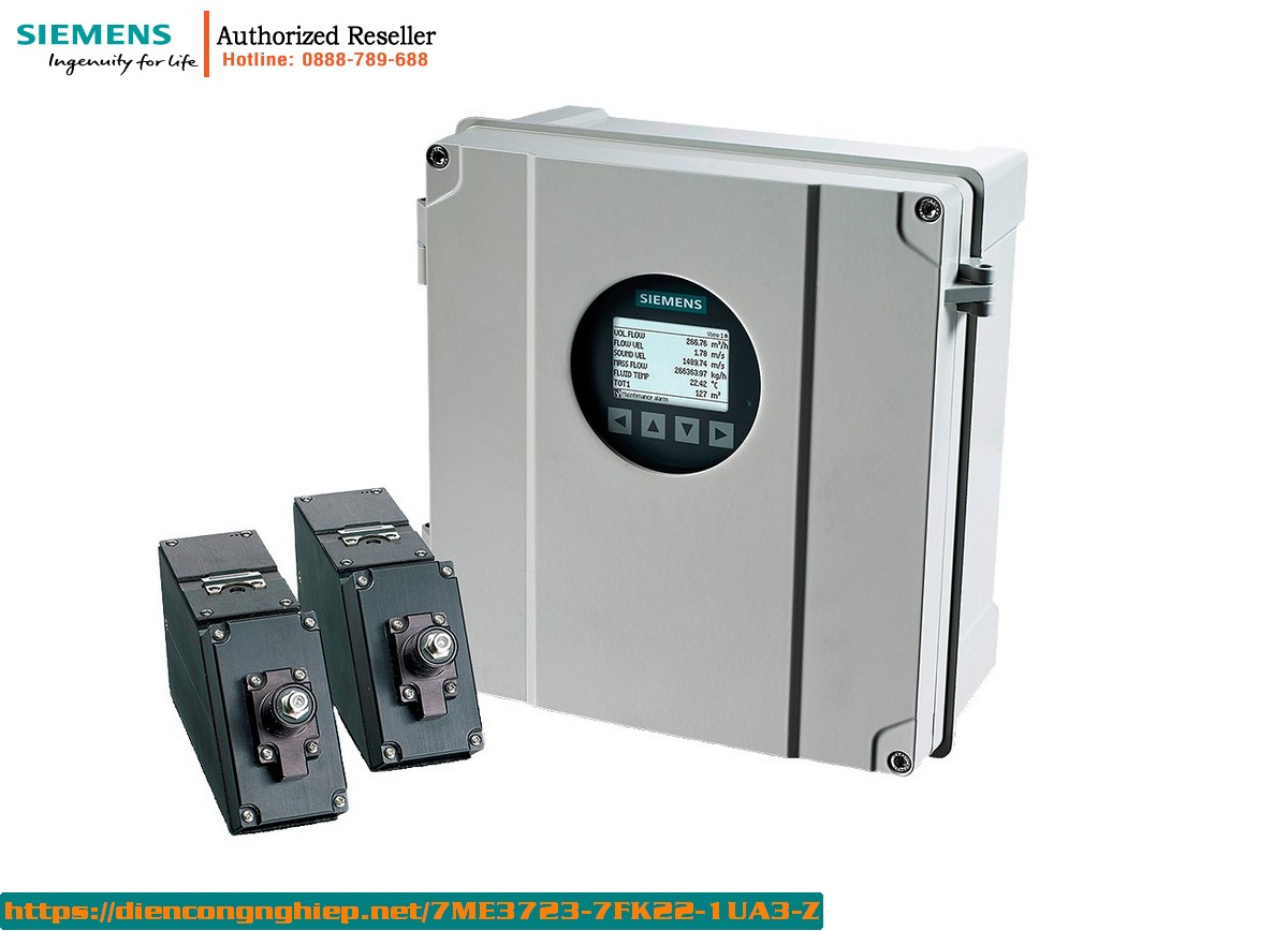Đồng Hồ Đo Lưu Lượng Siêu Chính Xác Siemens 7ME3723-7FK22-1UA3-Z - Đo Nước, Dầu, Khí Đốt, Công Nghiệp
