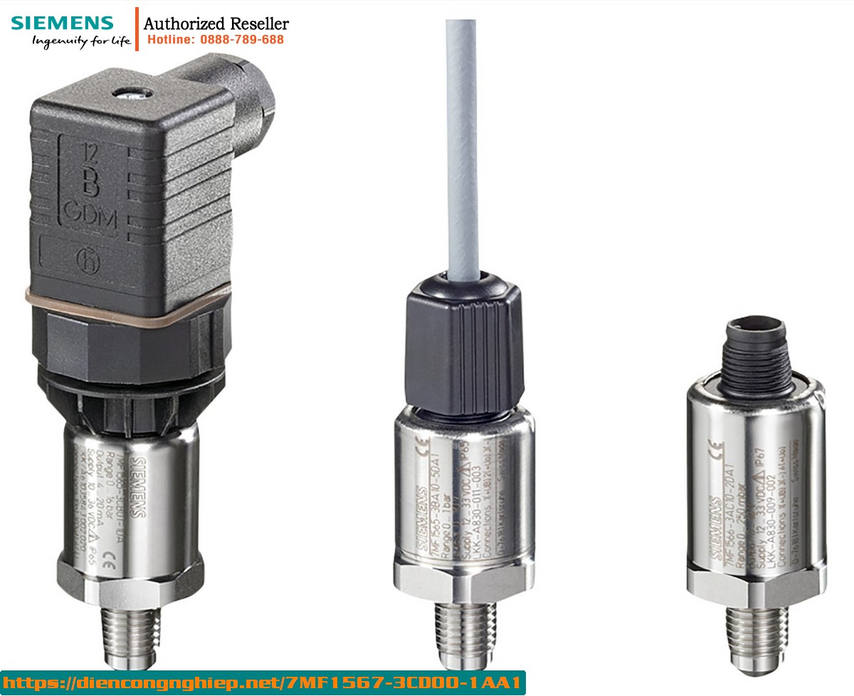 Cảm Biến Áp Suất Cao Siemens 7MF1567-3CD00-1AA1 - Phiên Bản Hàn Kín Chịu Áp Lực Lớn & Ứng Dụng Chất Làm Lạnh