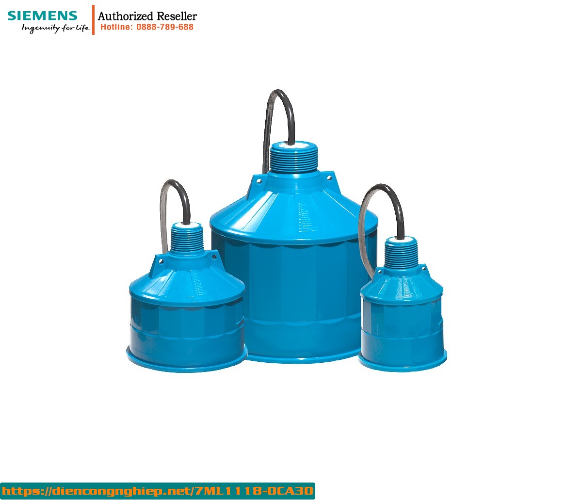 Cảm Biến Siêu Âm Đo Mức Liên Tục EchoMax XPS-15 7ML1118-0CA30 - Chống Cháy Nổ ATEX/IECEx, 15m, 1