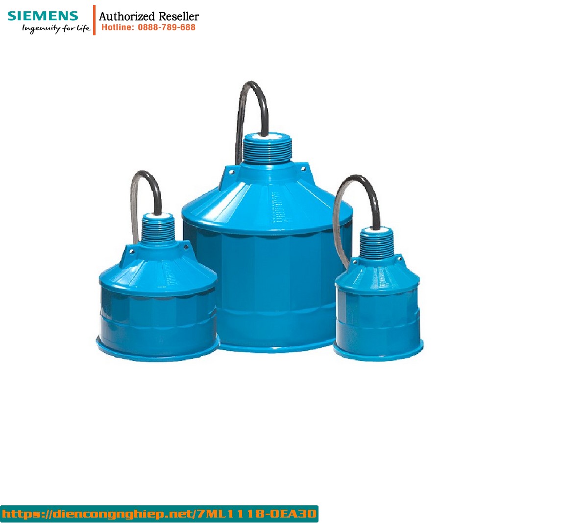 Cảm Biến Siêu Âm Đo Mức Liên Tục 7ML1118-0EA30 | ATEX/IECEx/FM | 15m | Chống Cháy Nổ