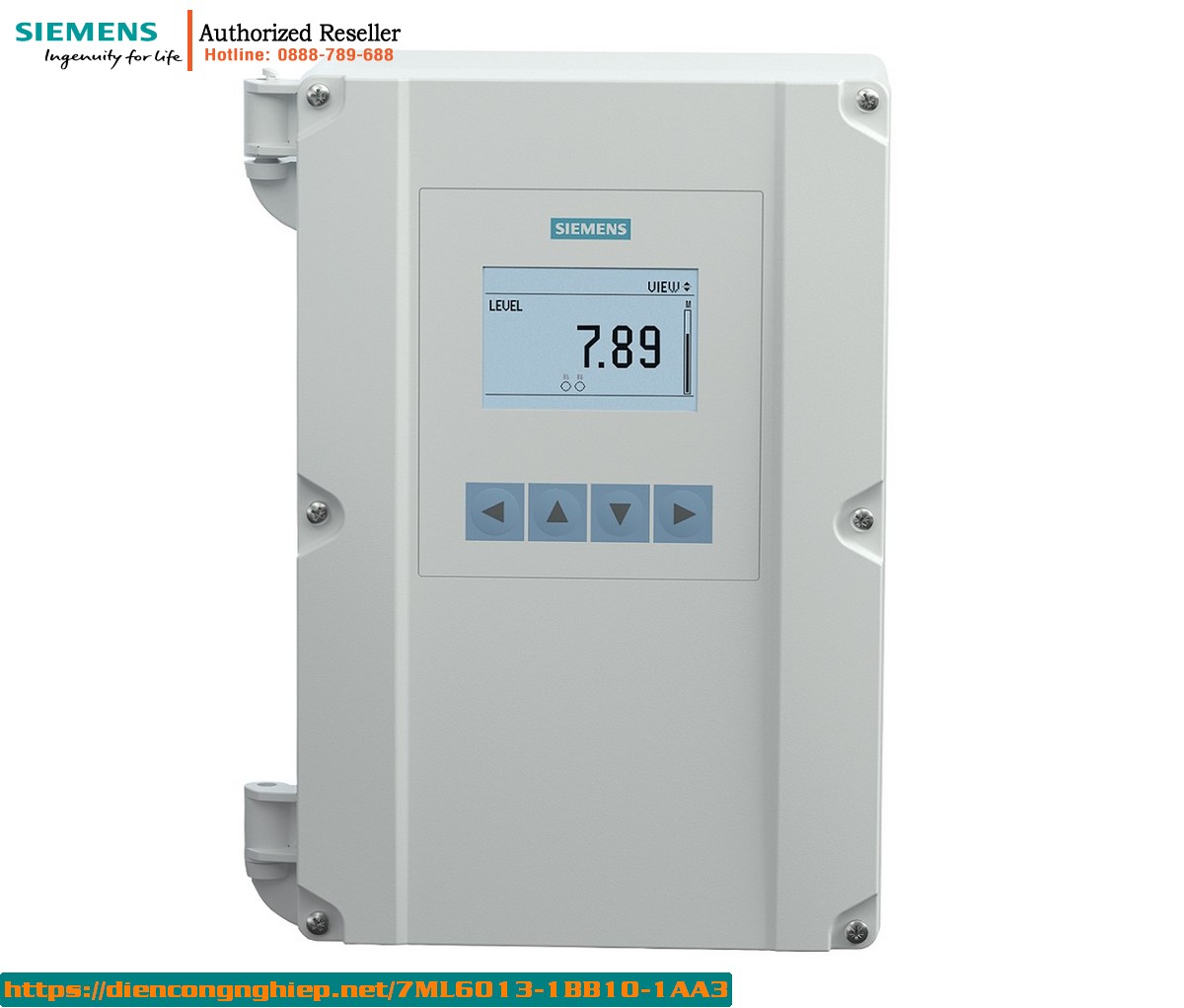 Cảm Biến Đo Mức Siêu Âm Đa Năng SITRANS LT500 7ML6013-1BB10-1AA3 - Đo Mức, Thể Tích & Lưu Lượng Liên Tục, Chứng Nhận MCERTS