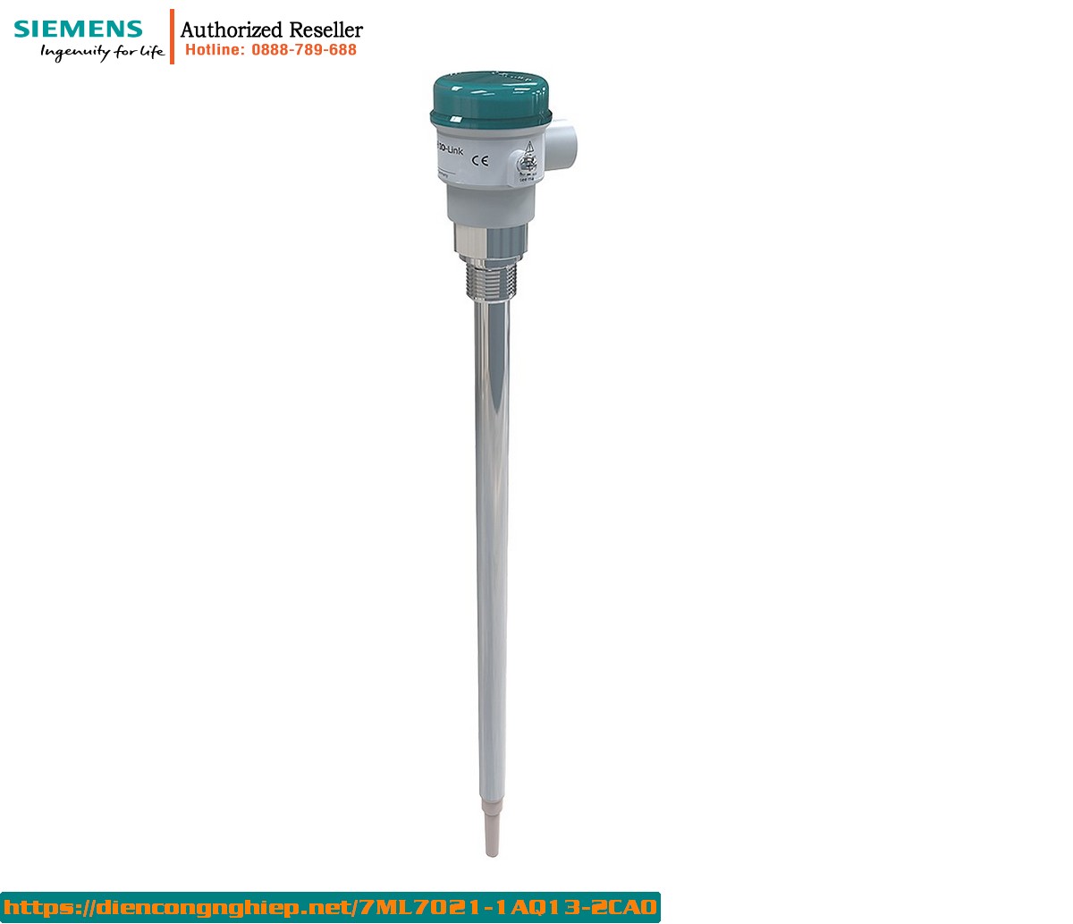 Cảm Biến Mức Que Dò Dài SITRANS LCS100 7ML7021-1AQ13-2CA0 - Chuẩn ATEX, Ứng Dụng Chất Lỏng & Rắn