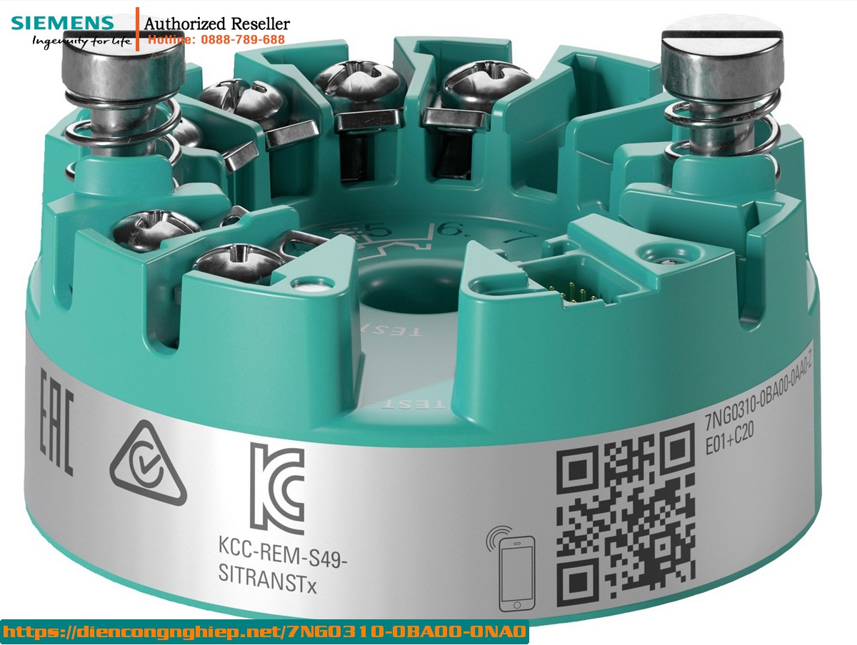 Cảm biến nhiệt độ HART 7NG0310-0BA00-0NA0 - Đầu dò Pt100, lắp đầu/ray, chống cháy nổ chính hãng
