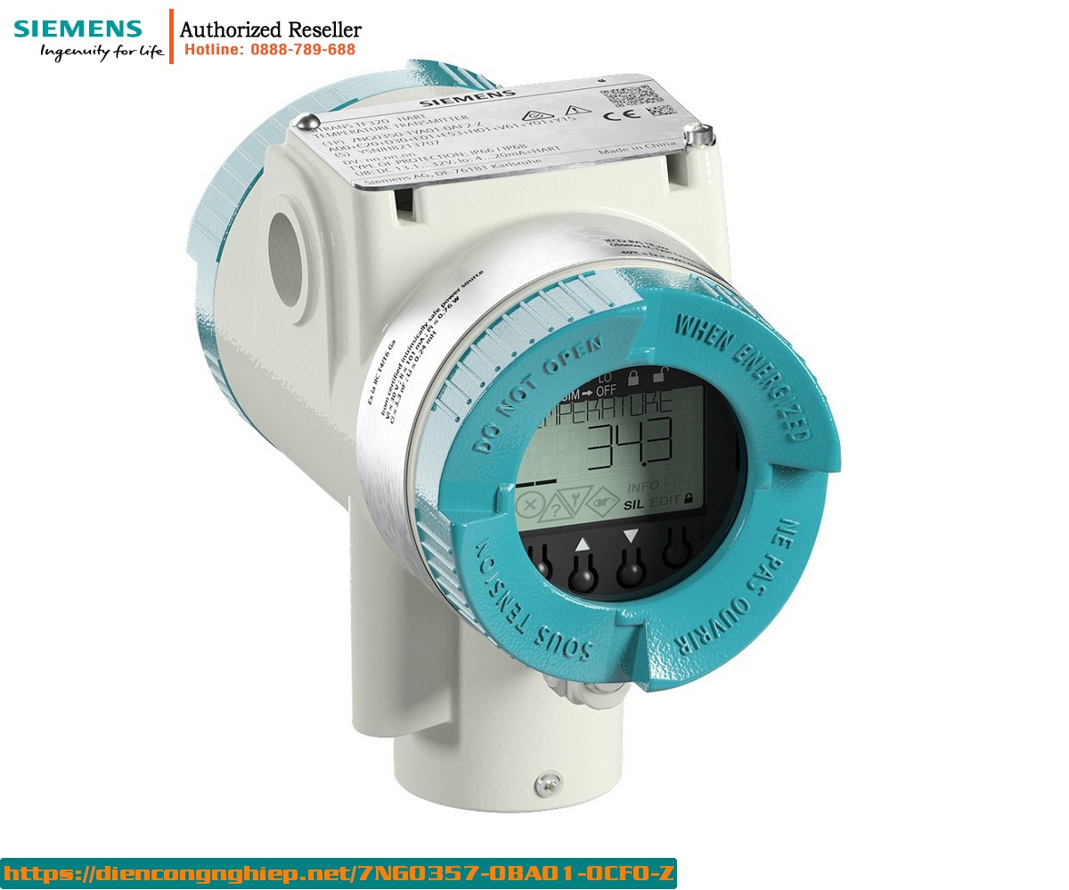 Cảm Biến Nhiệt Độ Chống Cháy Nổ SITRANS TF320 4-20mA NEPSI - 7NG0357-0BA01-0CF0-Z