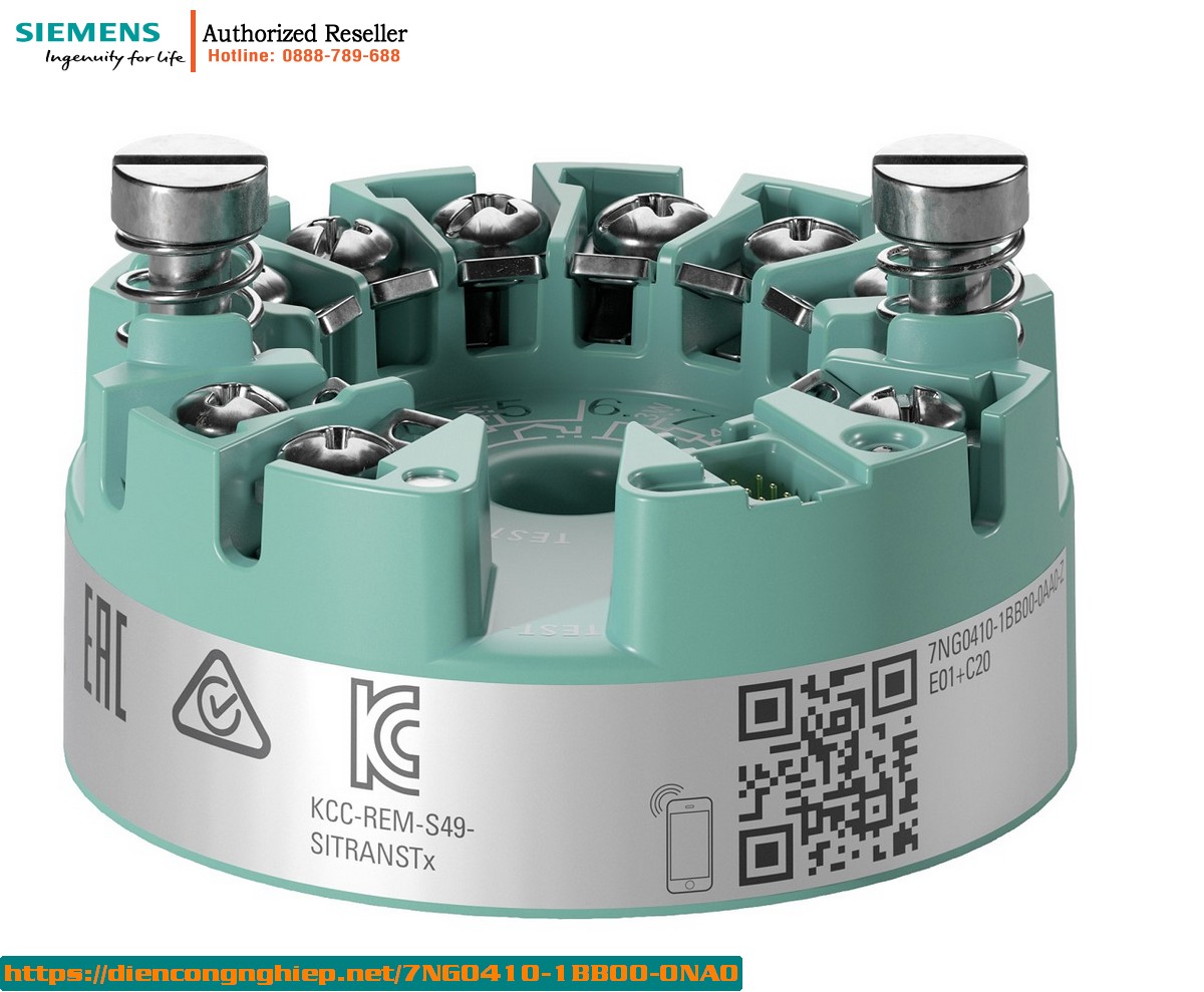 Bộ Chuyển Đổi Nhiệt Độ SITRANS TH420 7NG0410-1BB00-0NA0 - Đầu Vào Kép, Ngõ Ra 4-20mA HART, Chứng Chỉ ATEX/IECEx